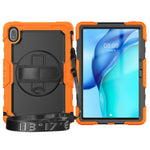 For Huawei MatePad SE 11 Case PC + Silicone Tablet Cover with PET Anti-Scratch Film and Shoulder Strap