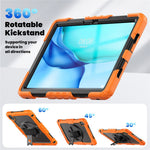 For Huawei MatePad SE 11 Case PC + Silicone Tablet Cover with PET Anti-Scratch Film and Shoulder Strap