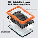 For Huawei MatePad SE 11 Case PC + Silicone Tablet Cover with PET Anti-Scratch Film and Shoulder Strap