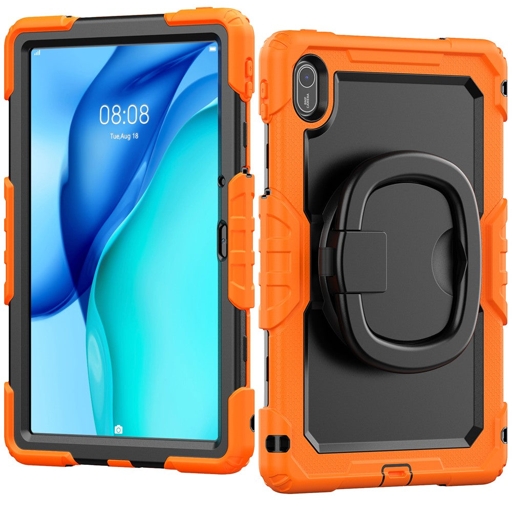 For Huawei MatePad SE 11 Case Ring Kickstand PC + Silicone Shockproof Tablet Cover