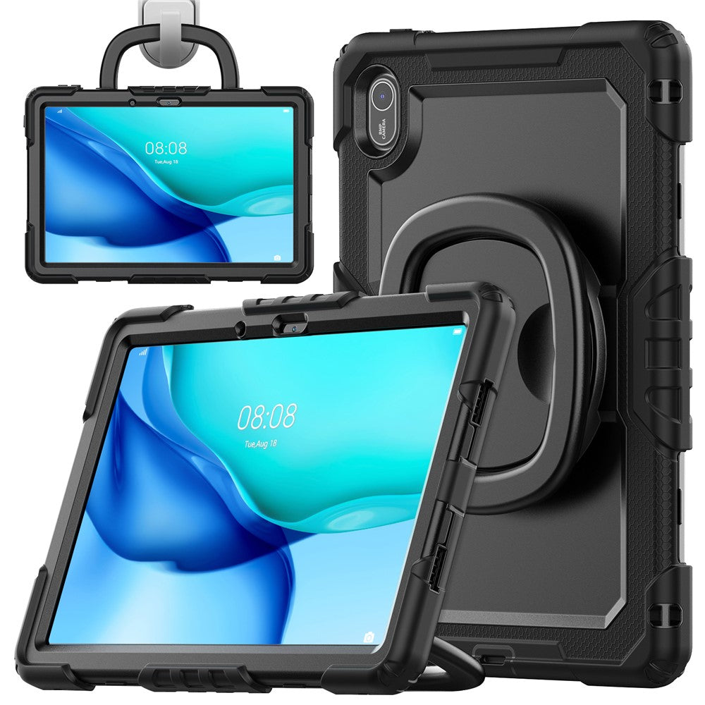 For Huawei MatePad SE 11 Case Ring Kickstand PC + Silicone Shockproof Tablet Cover
