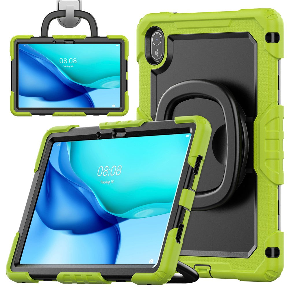 For Huawei MatePad SE 11 Case Ring Kickstand PC + Silicone Shockproof Tablet Cover