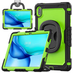 For Huawei MatePad SE 11 Case Ring Kickstand PC + Silicone Shockproof Tablet Cover