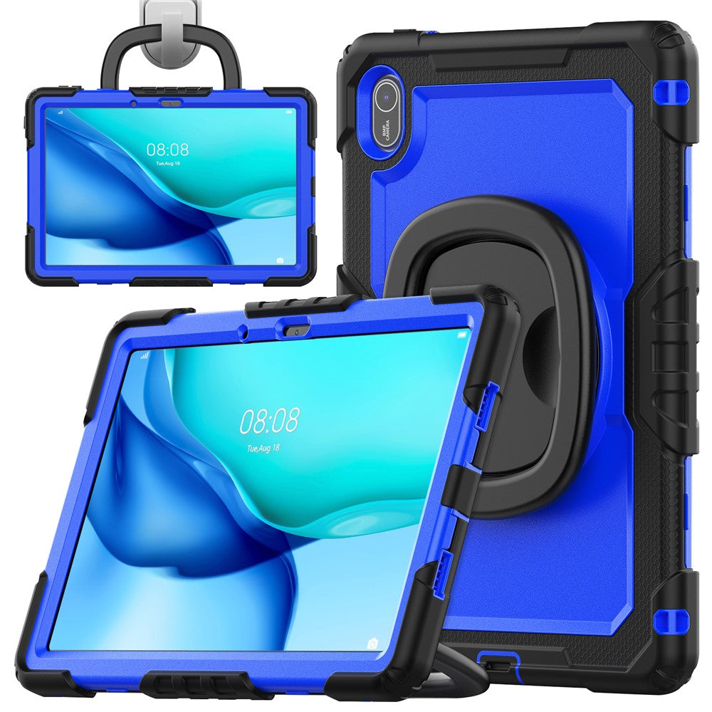 For Huawei MatePad SE 11 Case Ring Kickstand PC + Silicone Shockproof Tablet Cover
