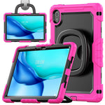 For Huawei MatePad SE 11 Case Ring Kickstand PC + Silicone Shockproof Tablet Cover