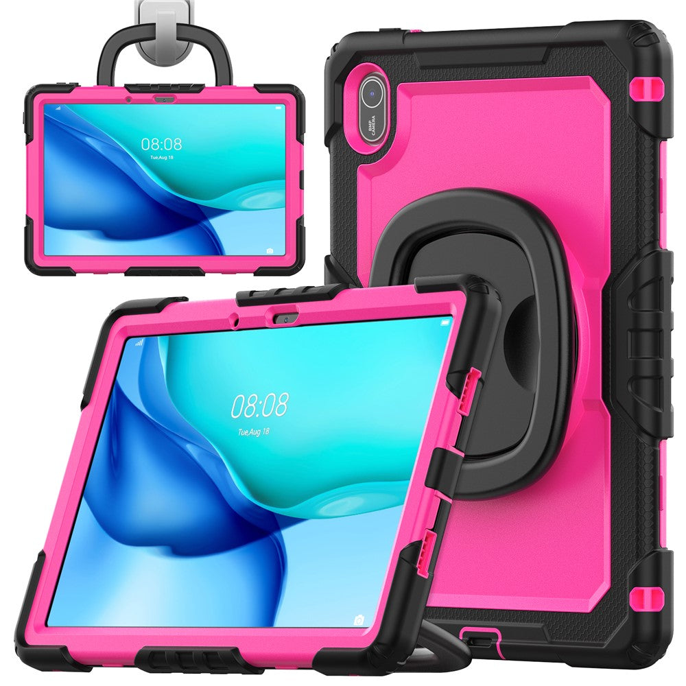 For Huawei MatePad SE 11 Case Ring Kickstand PC + Silicone Shockproof Tablet Cover