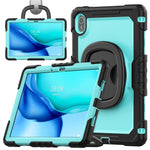 For Huawei MatePad SE 11 Case Ring Kickstand PC + Silicone Shockproof Tablet Cover
