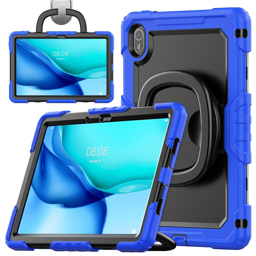 For Huawei MatePad SE 11 Case Ring Kickstand PC + Silicone Shockproof Tablet Cover