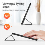 DUX DUCIS For Samsung Galaxy Tab S10 FE+ Case  Domo Series Tri-fold Stand PU Leather Tablet Cover