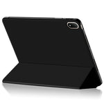 Oppo Pad 4 Pro-skal i PU-läder, TPU-baksida, trippelvikbart stativ, surfplatta