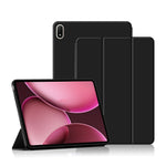 For Oppo Pad 4 Pro Case PU Leather TPU Back Trifold Stand Tablet Cover