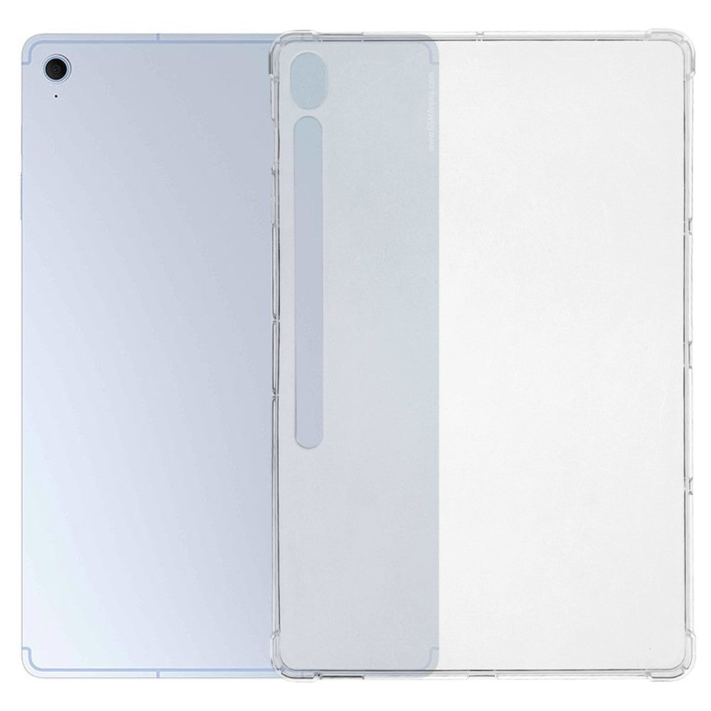 Til Samsung Galaxy Tab S10 FE+ Cover Fire Hjørner Stødabsorberende Gennemsigtigt Tablet TPU Cover