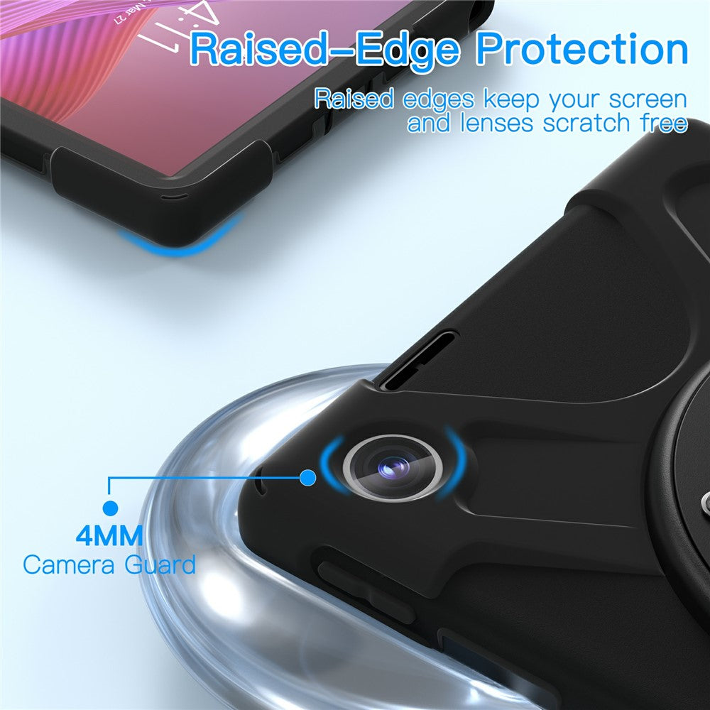 Lenovo Tab 10.1 (2025) TB311XU / Zhaoyang K10C Fodral Stativ PC + Silikon Surfplatta Skydd