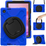 For Lenovo Tab 10.1 (2025) TB311XU2 / Zhaoyang K10C Case with Shoulder Strap TPU + PC + Silicone Kickstand Tablet Cover