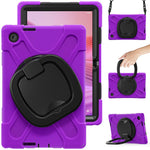 For Lenovo Tab 10.1 (2025) TB311XU2 / Zhaoyang K10C Case with Shoulder Strap TPU + PC + Silicone Kickstand Tablet Cover