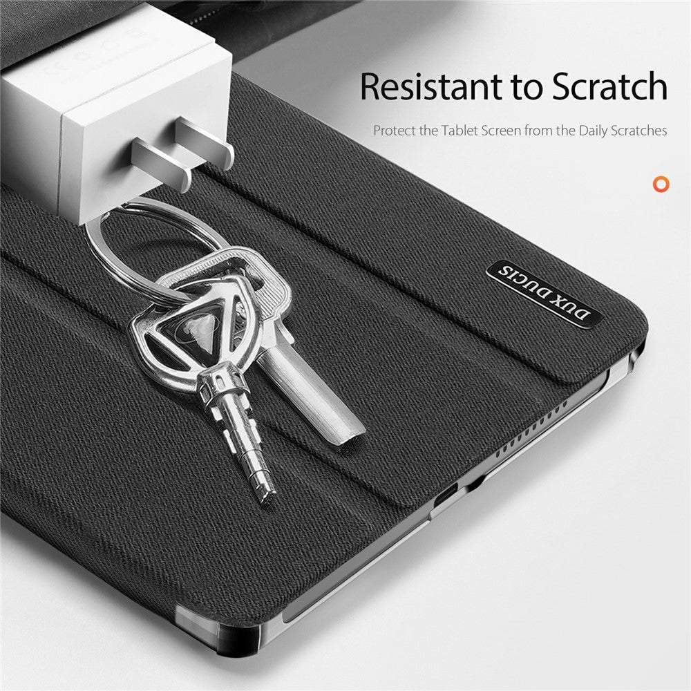 DUX DUCIS Domo Series for Lenovo Tab K10 (2nd Gen) Case Tri-Fold Stand Leather Cover Auto Wake  /  Sleep