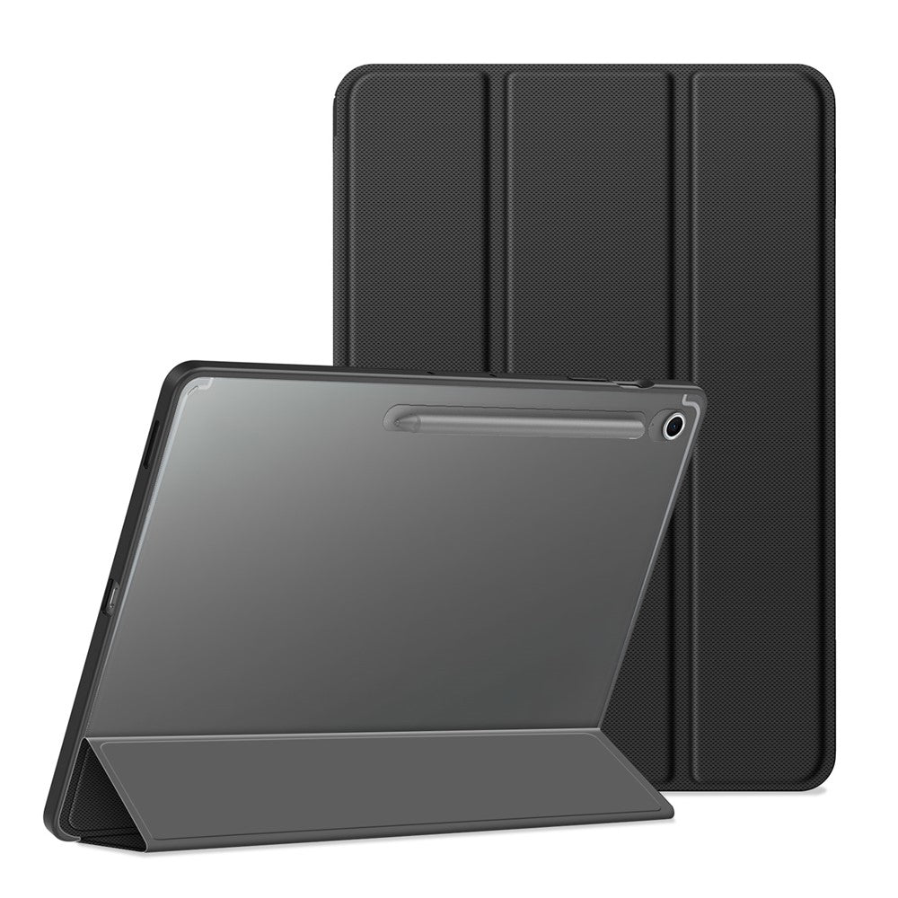 DUX DUCIS For Samsung Galaxy Tab S10 FE+ Case  TOBY Series Tri-fold Stand PU Leather Tablet Cover