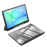 DUX DUCIS For Samsung Galaxy Tab S10 FE+ Case  TOBY Series Tri-fold Stand PU Leather Tablet Cover