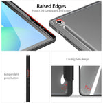 DUX DUCIS For Samsung Galaxy Tab S10 FE+ Case  TOBY Series Tri-fold Stand PU Leather Tablet Cover
