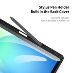 DUX DUCIS For Samsung Galaxy Tab S10 FE+ Case  TOBY Series Tri-fold Stand PU Leather Tablet Cover
