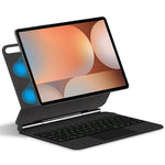 Tabletcover til Samsung Galaxy Tab S10+ / S9+ / S9 FE+ / S8+ / S7 FE Magnetisk Svævende Bluetooth-kompatibelt Tastatur + Lædercover