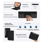 Tabletcover til Samsung Galaxy Tab S10+ / S9+ / S9 FE+ / S8+ / S7 FE Magnetisk Svævende Bluetooth-kompatibelt Tastatur + Lædercover