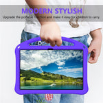 For Lenovo Idea Tab Pro (TB-373FU) Case EVA Tablet Cover with Ergonomic Handle and Foldable Kickstand
