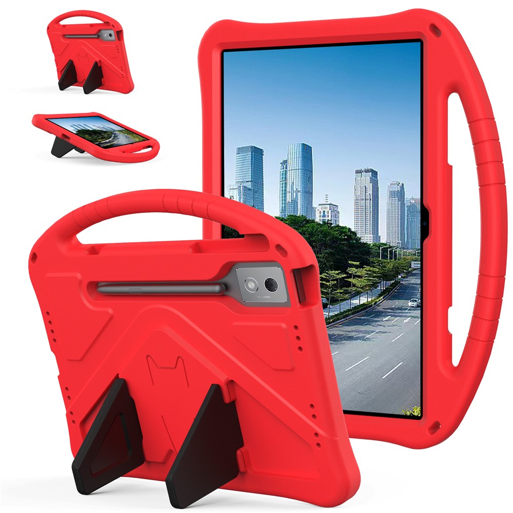 For Lenovo Idea Tab Pro (TB-373FU) Case EVA Tablet Cover with Ergonomic Handle and Foldable Kickstand