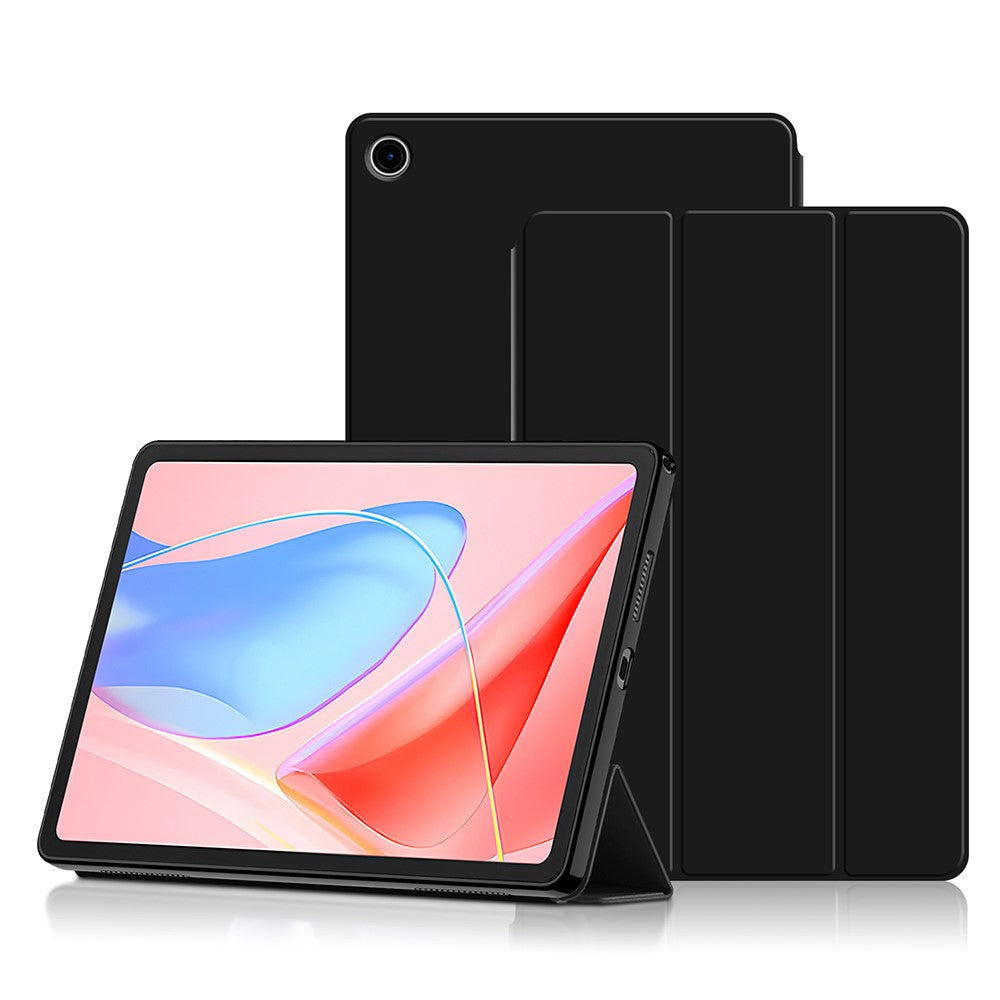 Lenovo Tab 10.1 (2025) TB311XU2 / Zhaoyang K10C Fodral PU-läder TPU Baksida Trippelvikbart Stativ Surfplatta Skydd