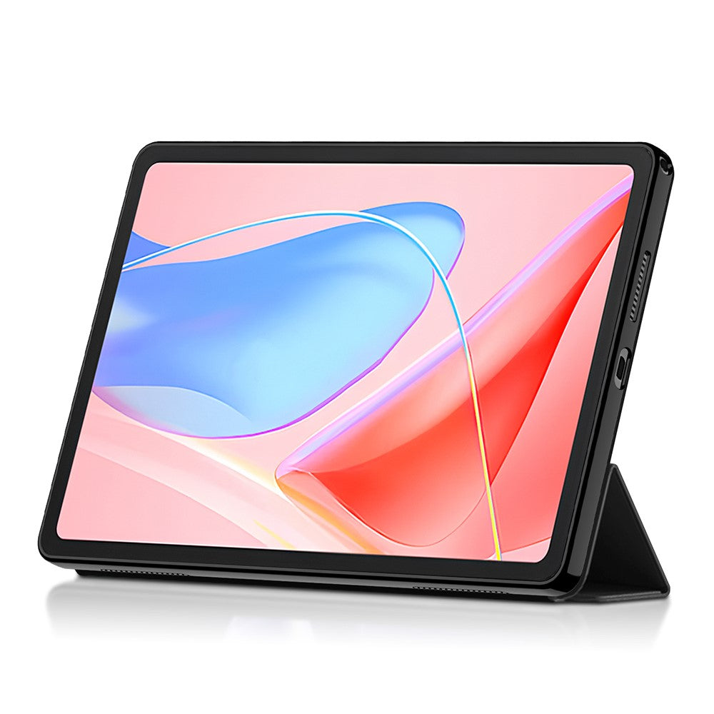 Lenovo Tab 10.1 (2025) TB311XU2 / Zhaoyang K10C Fodral PU-läder TPU Baksida Trippelvikbart Stativ Surfplatta Skydd