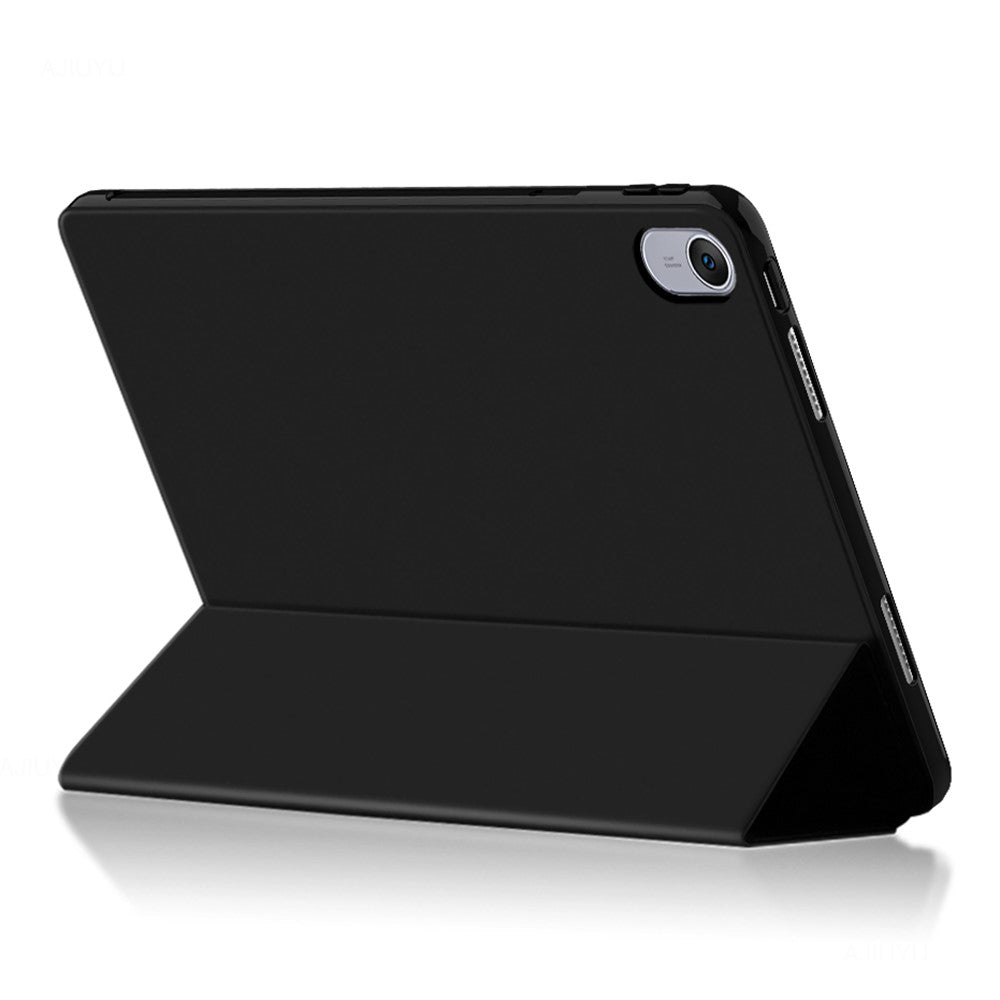 For Huawei Qingyun C5 (3rd Gen) Case PU Leather TPU Back Trifold Stand Tablet Cover
