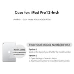 ENKAY HAT PRINCE For iPad Pro 13 (2025) / 13 (2024) Tablet Case Litchi Texture PU Leather Cover Stand