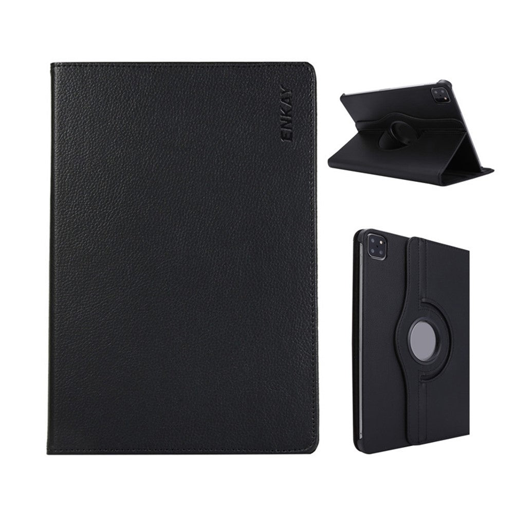 ENKAY HAT PRINCE For iPad Pro 13 (2025) / 13 (2024) Tablet Case Litchi Texture PU Leather Cover Stand