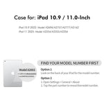 ENKAY HAT PRINCE For iPad 10.9 (2022) / iPad (2025) Tablet Case   Litchi Texture PU Leather Cover Stand