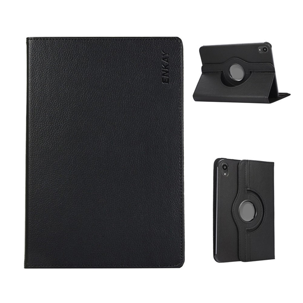 ENKAY HAT PRINCE For iPad 10.9 (2022) / iPad (2025) Tablet Case   Litchi Texture PU Leather Cover Stand