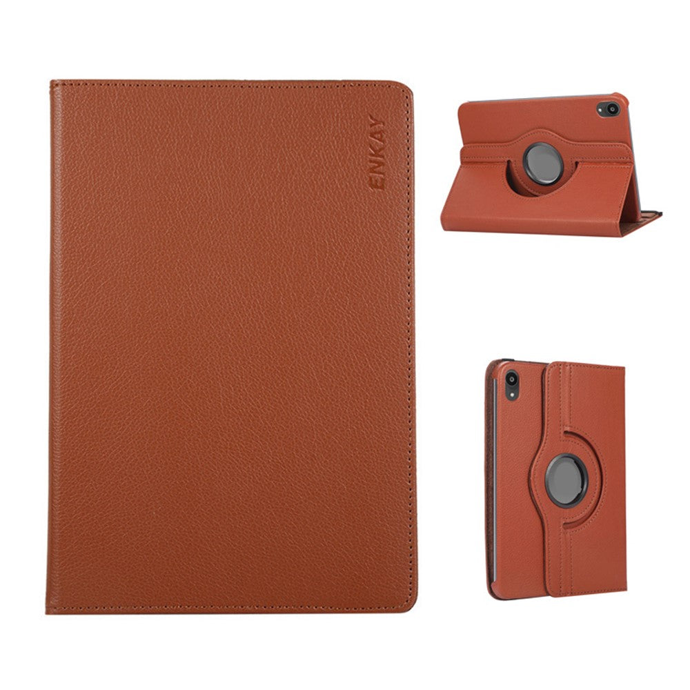 ENKAY HAT PRINCE For iPad 10.9 (2022) / iPad (2025) Tablet Case   Litchi Texture PU Leather Cover Stand