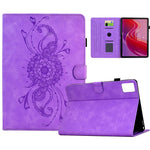For Lenovo Tab M11 / Xiaoxin Pad 11 2024 Case Mandala Imprinted Leather Tablet Cover with Card Slots