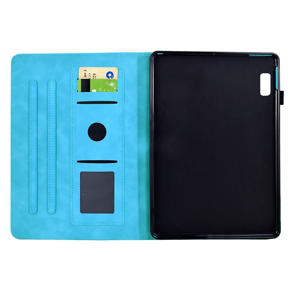 For Lenovo Tab M9 TB-310FU Case Mandala Imprinted Leather Tablet Cover with Card Slots