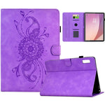 For Lenovo Tab M9 TB-310FU Case Mandala Imprinted Leather Tablet Cover with Card Slots