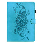 For Lenovo Tab M10 (Gen 3) Case Mandala Imprinted Leather Tablet Cover with Card Slots