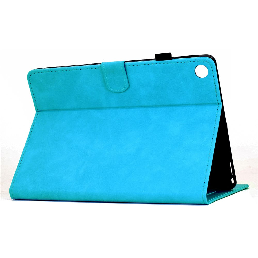 For Lenovo Tab M10 Plus (3rd Gen) Case Mandala Imprinted Leather Tablet Cover with Card Slots