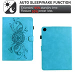 For Lenovo Tab M10 Plus (3rd Gen) Case Mandala Imprinted Leather Tablet Cover with Card Slots