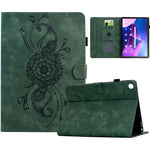 For Lenovo Tab M10 Plus (3rd Gen) Case Mandala Imprinted Leather Tablet Cover with Card Slots