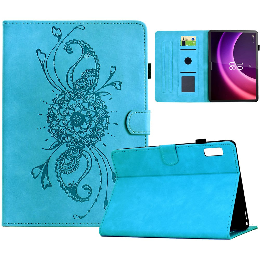 For Lenovo Tab P11 Gen 2 / Xiaoxin Pad Plus (2023) Case Mandala Imprinted Leather Tablet Cover with Card Slots