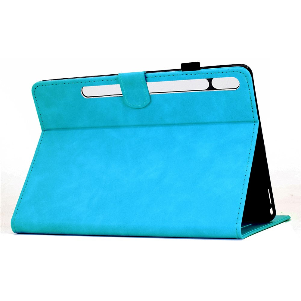 For Samsung Galaxy Tab S9 / Tab S9 FE Case Mandala Imprinted Leather Tablet Cover with Card Slots