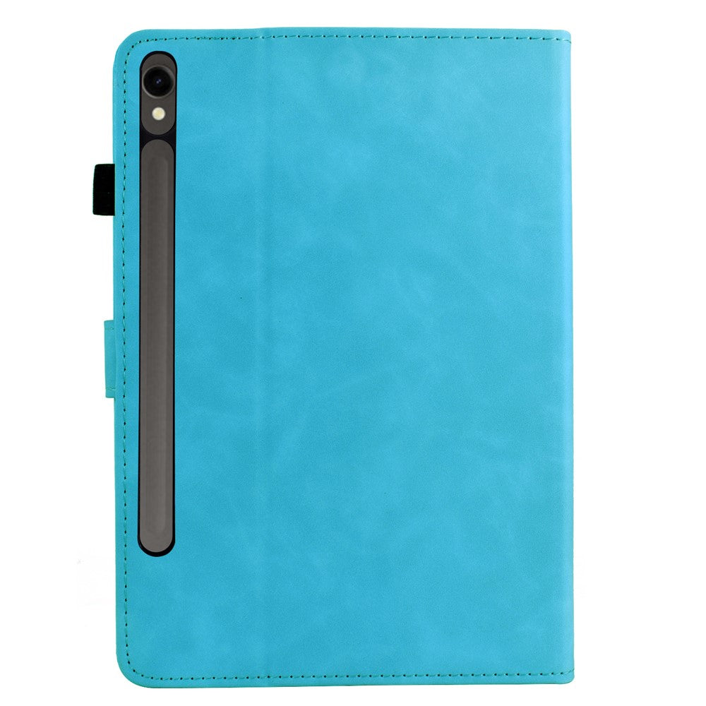 For Samsung Galaxy Tab S9 / Tab S9 FE Case Mandala Imprinted Leather Tablet Cover with Card Slots
