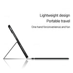 Til Lenovo Yoga Pad Pro lædercover + Touchpad Bluetooth-kompatibelt tastatur (uden baggrundsbelysning)