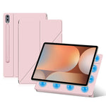 Til Samsung Galaxy Tab S8+ / S7+ Etui Origami Stand PU Læder Magnetisk Tablet Cover
