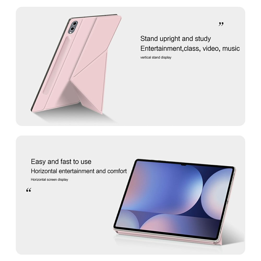 Til Samsung Galaxy Tab S8 Ultra etui Origami stativ PU læder magnetisk tablet cover