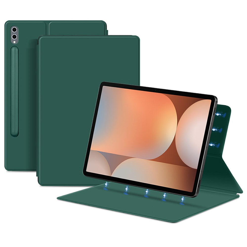 For Samsung Galaxy Tab S10+ Case Stand Magnetic Leather Tablet Cover with Auto Sleep  /  Wake